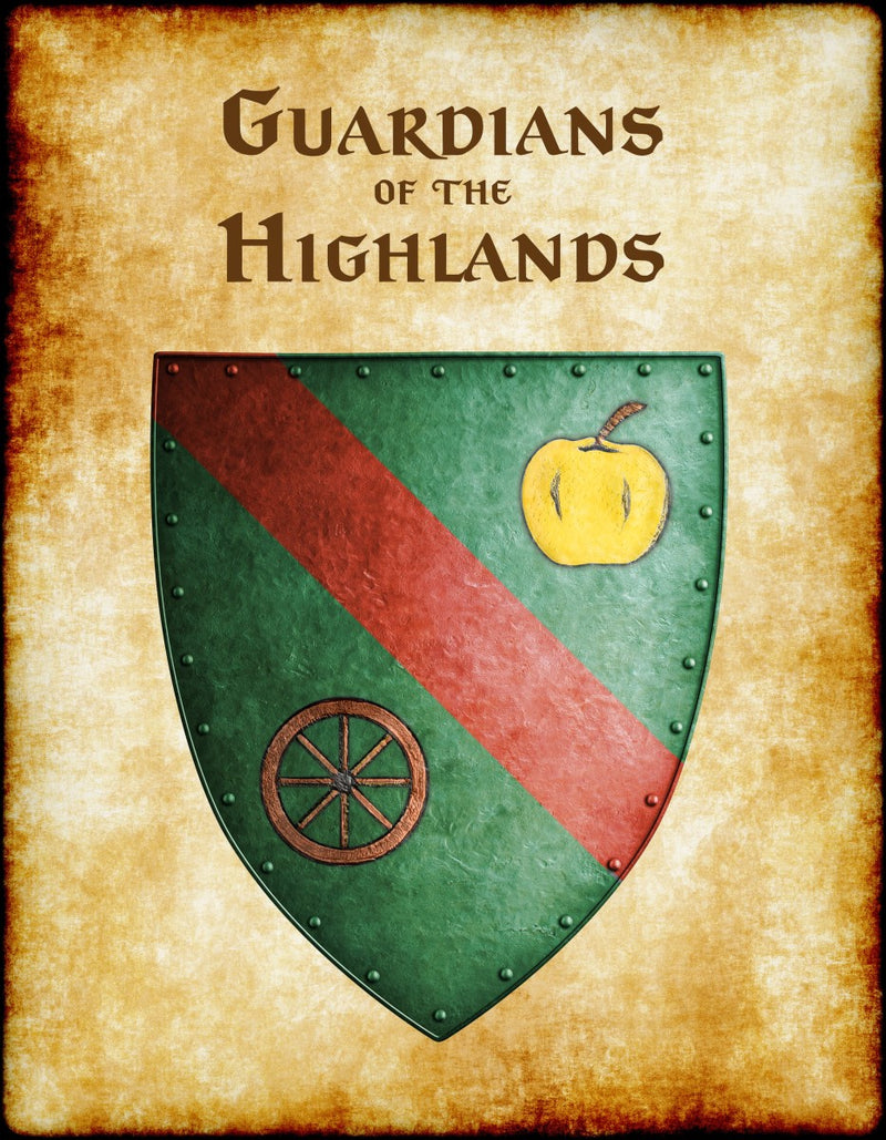 Guardians of the Highlands Heraldry of Greyhawk Anna Meyer Cartography Canvas Art Print