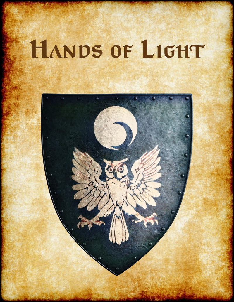 Hands of Light Heraldry of Greyhawk Anna Meyer Cartography Canvas Art Print