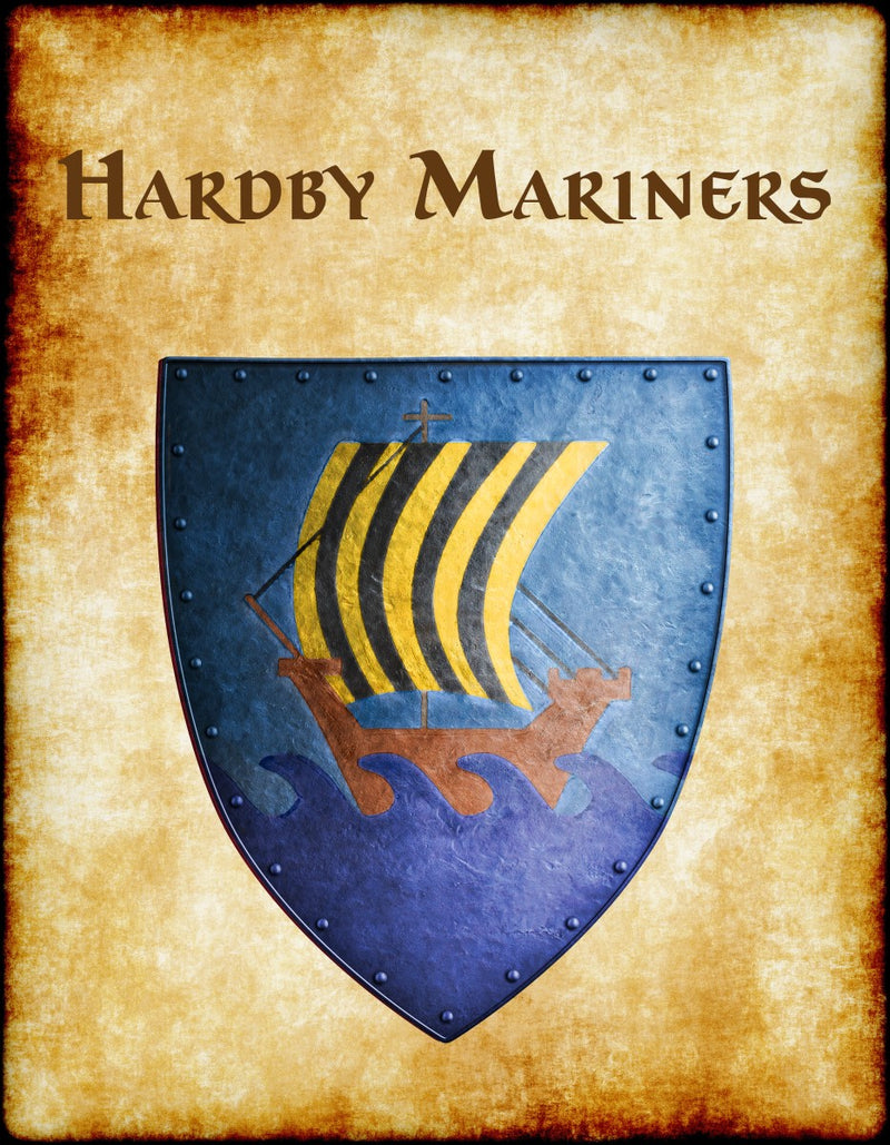 Hardby Mariners Heraldry of Greyhawk Anna Meyer Cartography Canvas Art Print