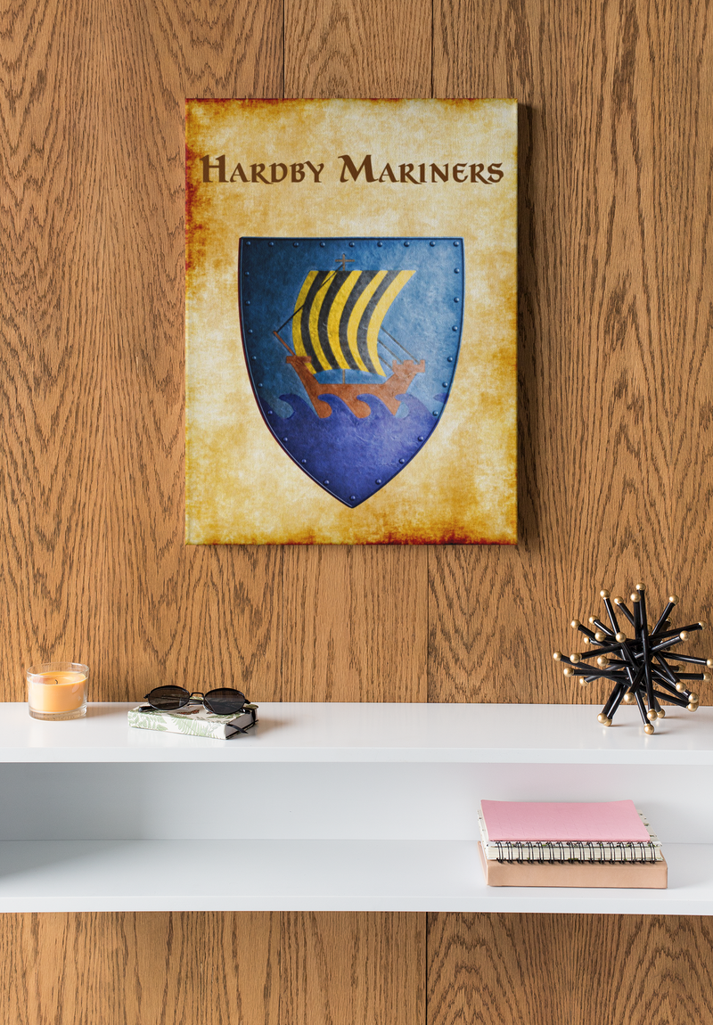 Hardby Mariners Heraldry of Greyhawk Anna Meyer Cartography Canvas Art Print