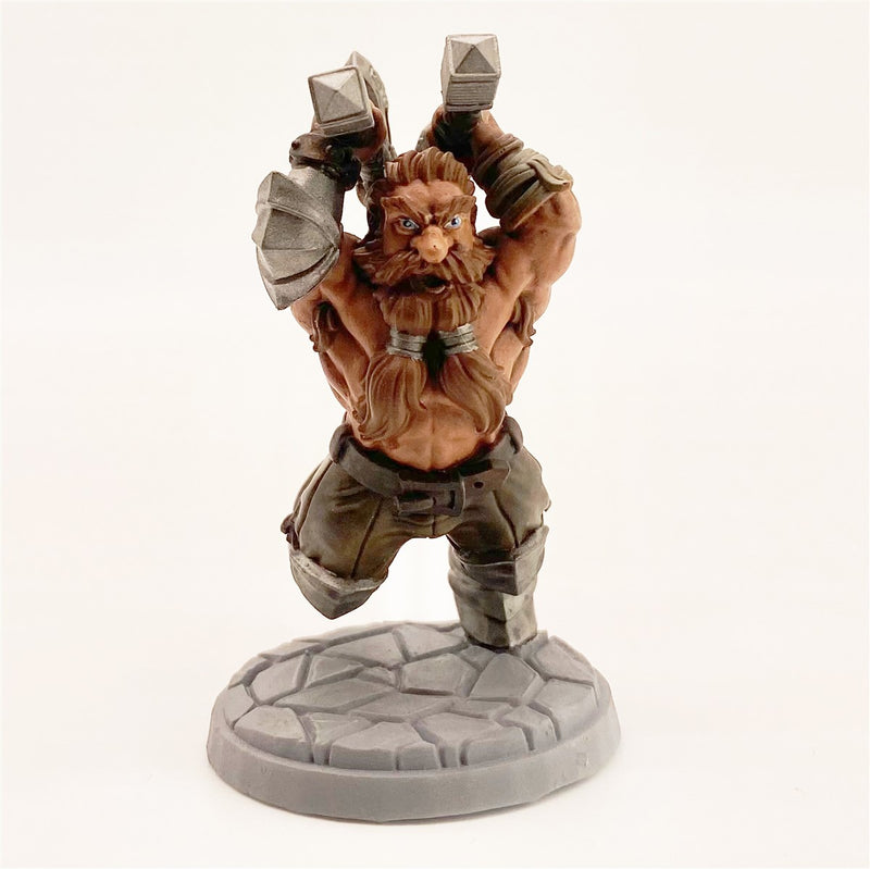 Hegnar The Impetuous 3D Printed Miniature Legends of Calindria Primed