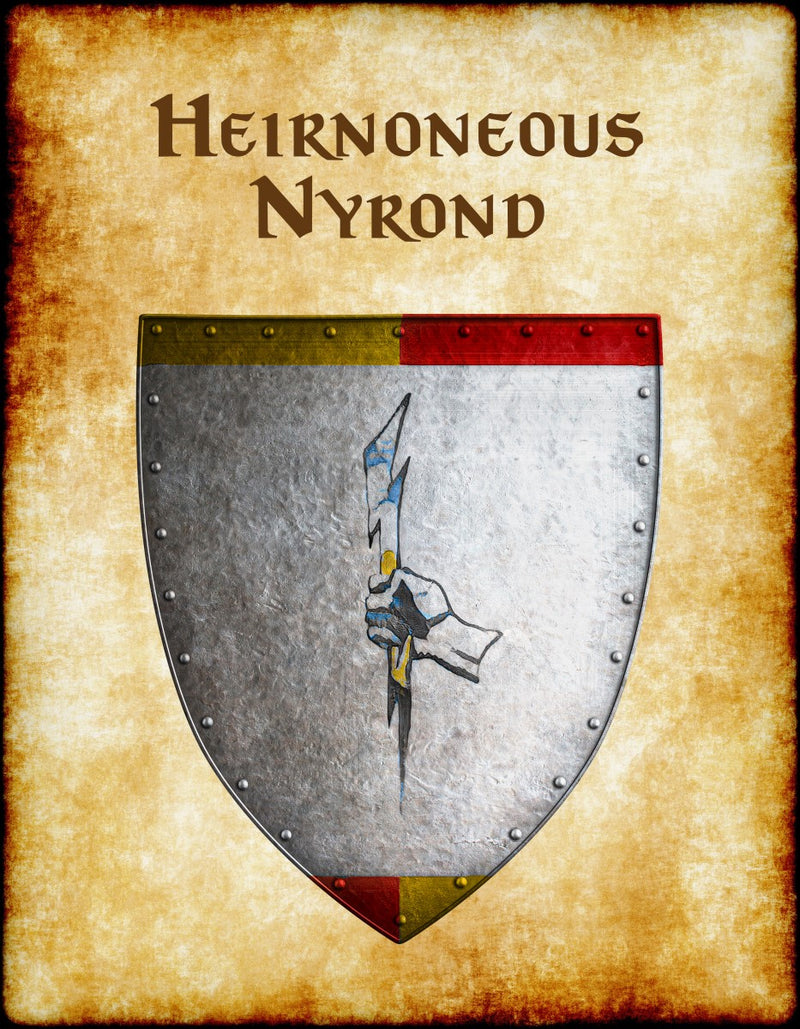 Heirnoneous Nyrond Heraldry of Greyhawk Anna Meyer Cartography Canvas Art Print