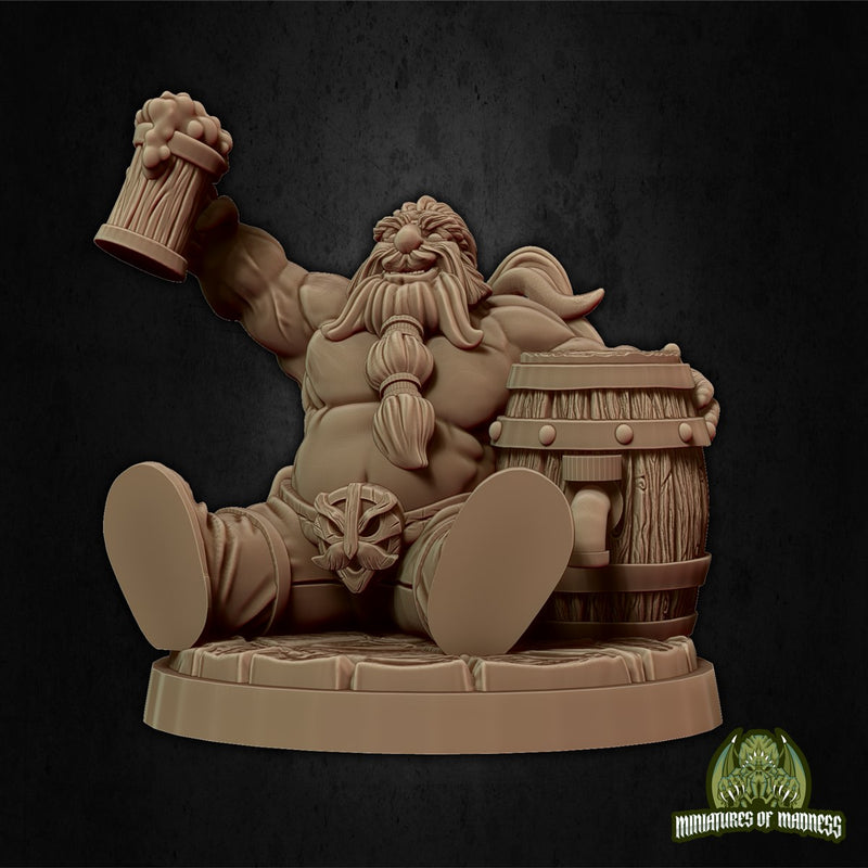 Hobur The Party Boy 3D Printed Miniature Legends of Calindria Primed