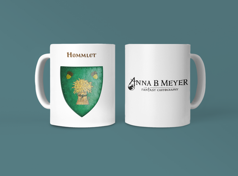 Hommlet Heraldry of Greyhawk Anna Meyer Cartography Coffee Mug 11oz/15oz