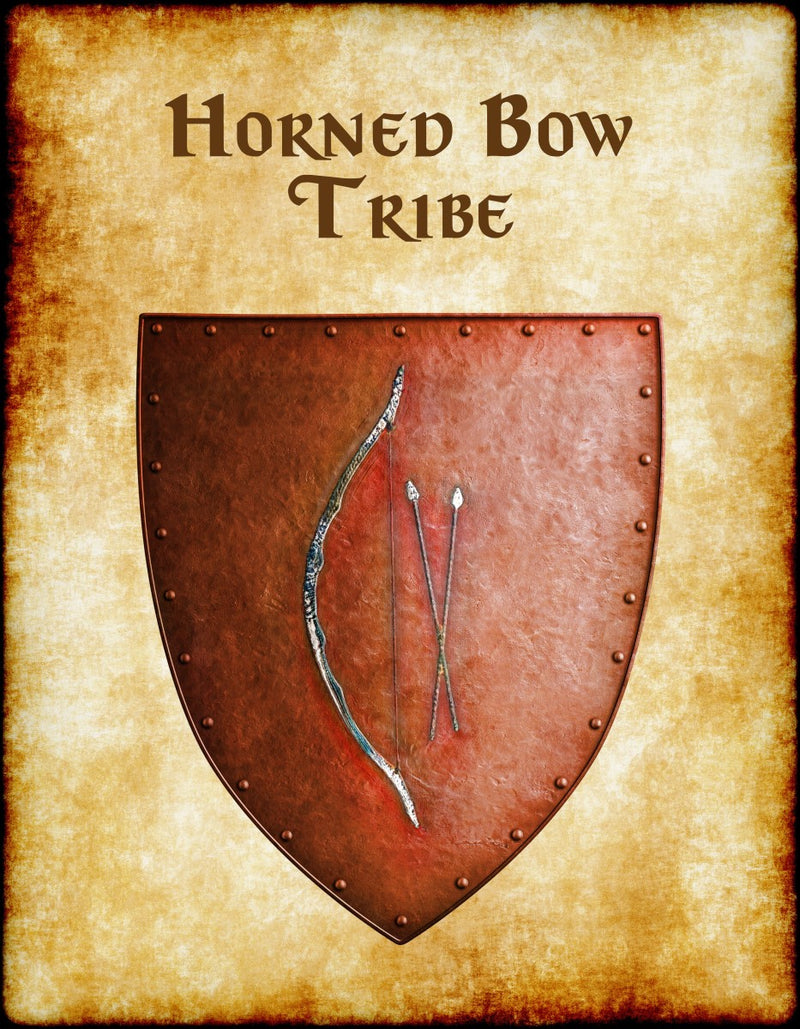 Horned Bow Tribe Heraldry of Greyhawk Anna Meyer Cartography Canvas Art Print