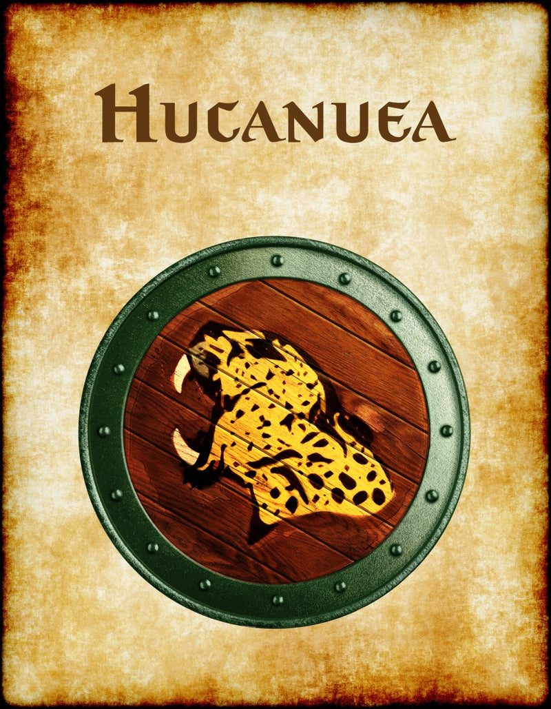 Hucanuea Heraldry of Greyhawk Anna Meyer Cartography Canvas Art Print