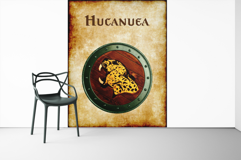 Hucanuea Heraldry of Greyhawk Anna Meyer Cartography Canvas Art Print