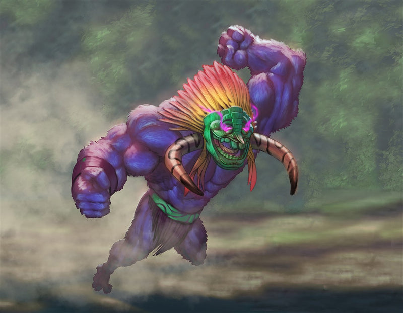 Hulking Uwakuun Canvas Art