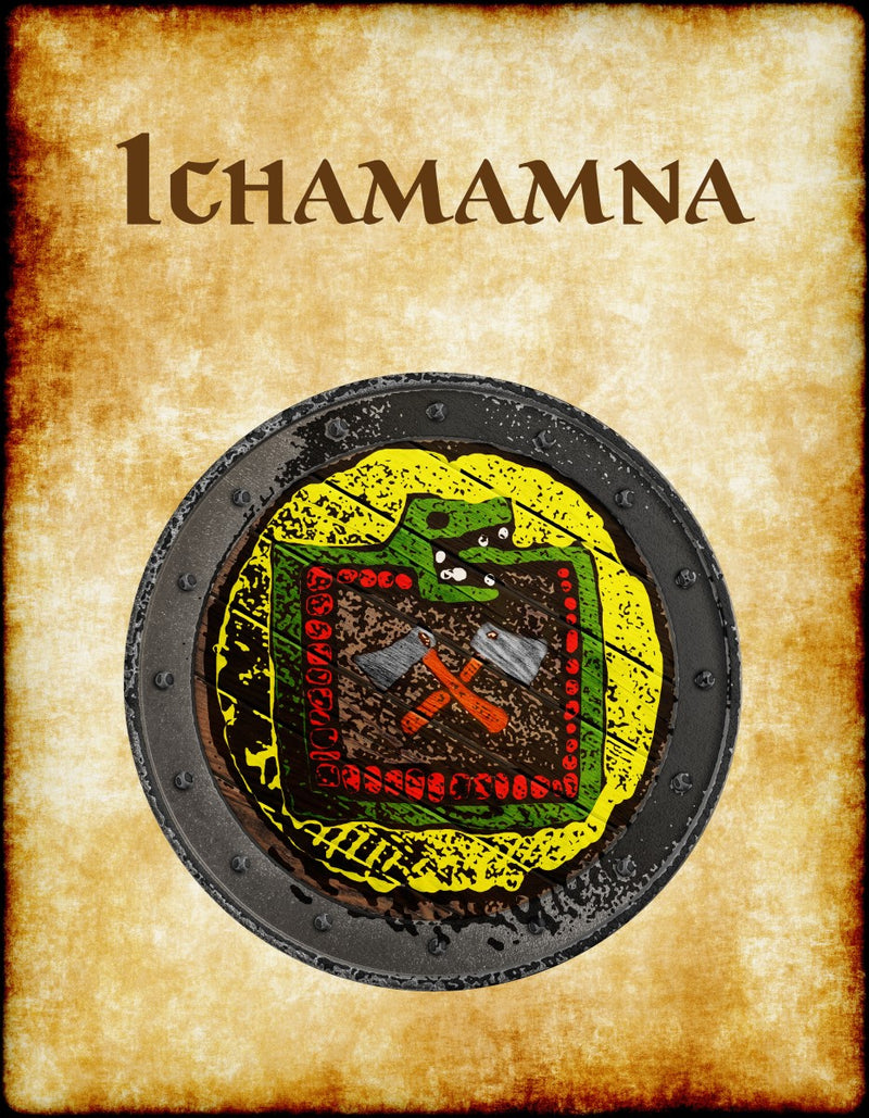 Ichamamna Heraldry of Greyhawk Anna Meyer Cartography Canvas Art Print