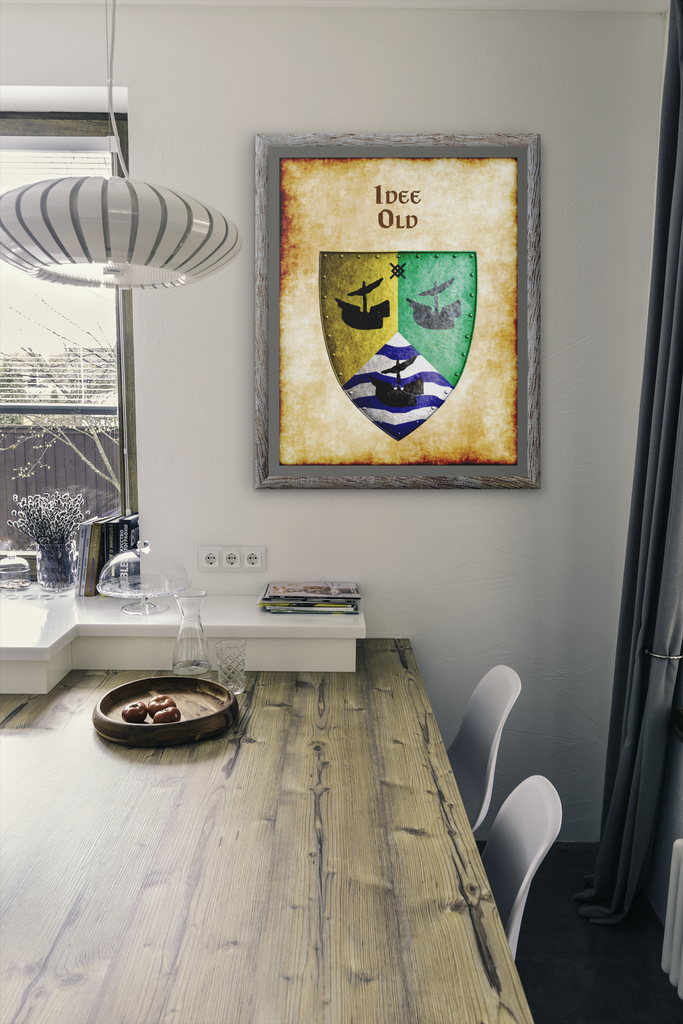 Idee old Heraldry of Greyhawk Anna Meyer Cartography Canvas Art Print
