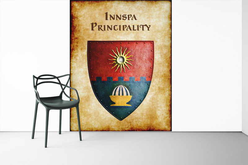 Innspa Principality Heraldry of Greyhawk Anna Meyer Cartography Canvas Art Print