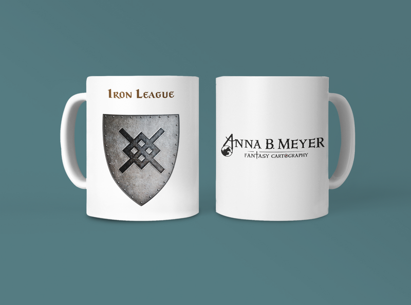 Iron League Heraldry of Greyhawk Anna Meyer Cartography Coffee Mug 11oz/15oz