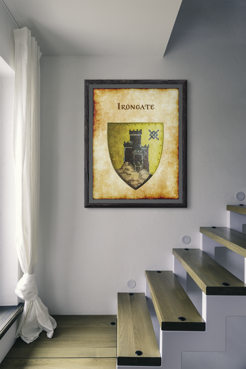 Irongate Heraldry of Greyhawk Anna Meyer Cartography Canvas Art Print