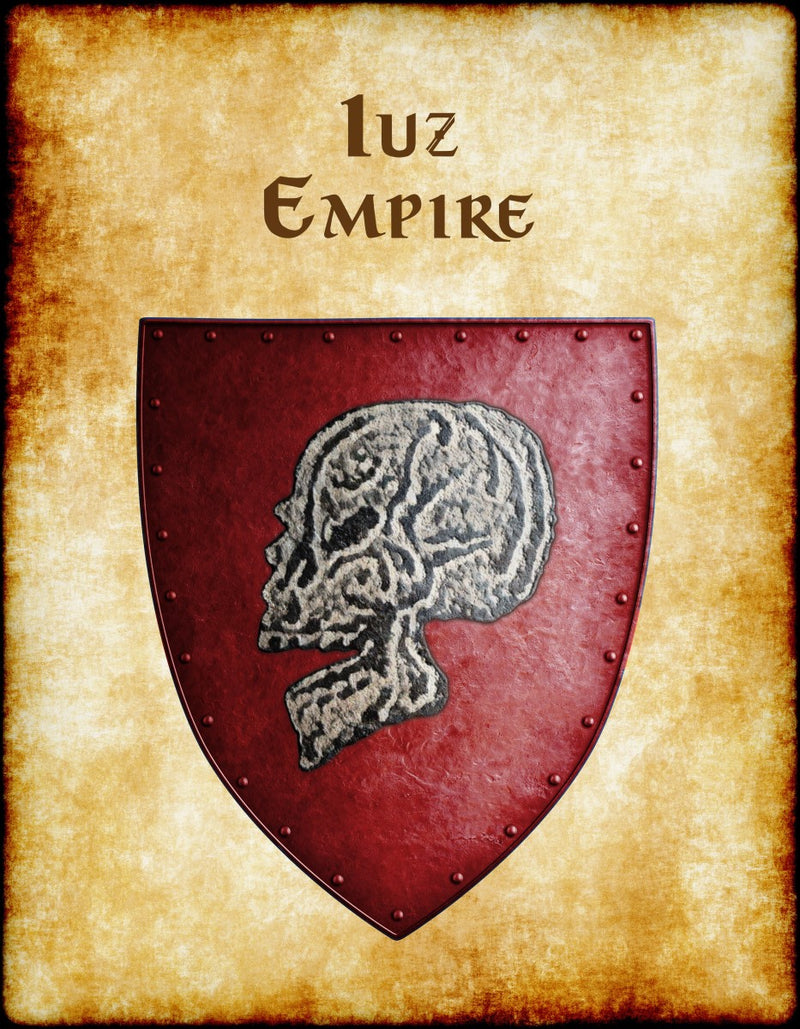 Iuz - Empire Heraldry of Greyhawk Anna Meyer Cartography Canvas Art Print