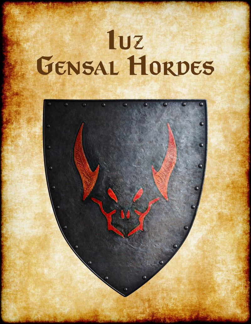 Iuz - Gensal Hordes Heraldry of Greyhawk Anna Meyer Cartography Canvas Art Print