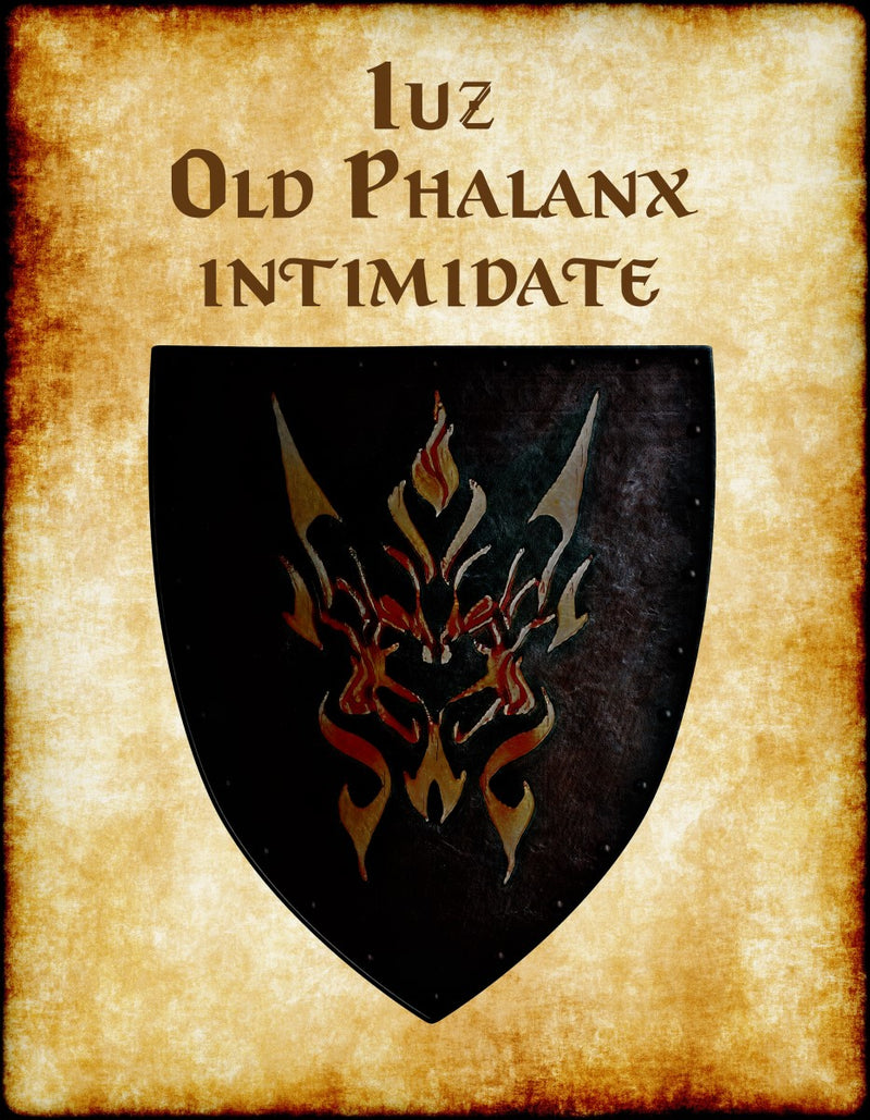 Iuz -Old Phalanx Intimidate Heraldry of Greyhawk Anna Meyer Cartography Canvas Art Print