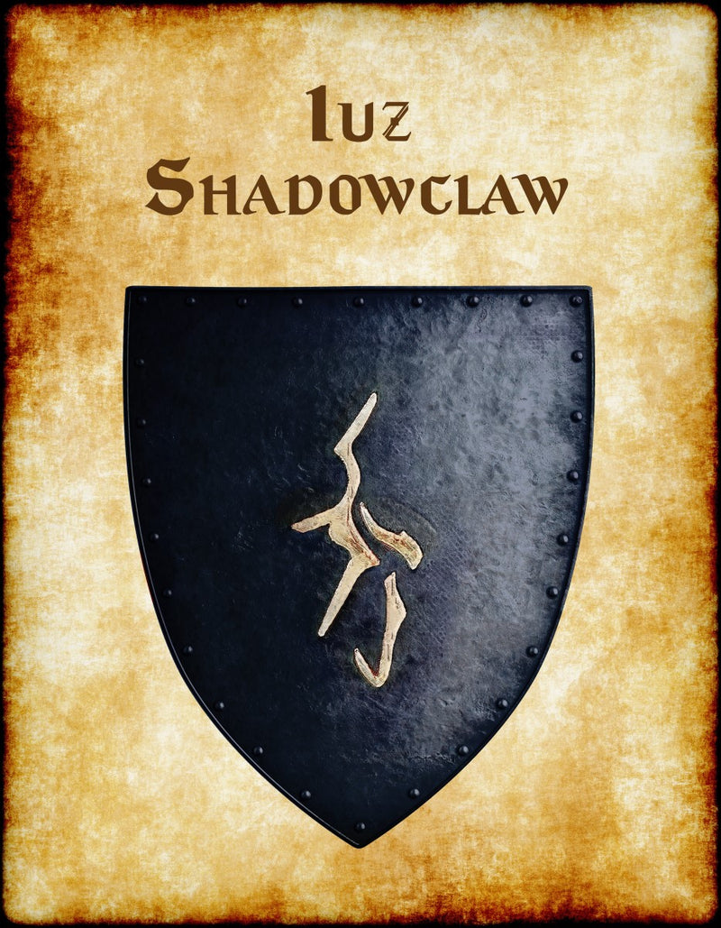 Iuz -Shadowclaw Heraldry of Greyhawk Anna Meyer Cartography Canvas Art Print