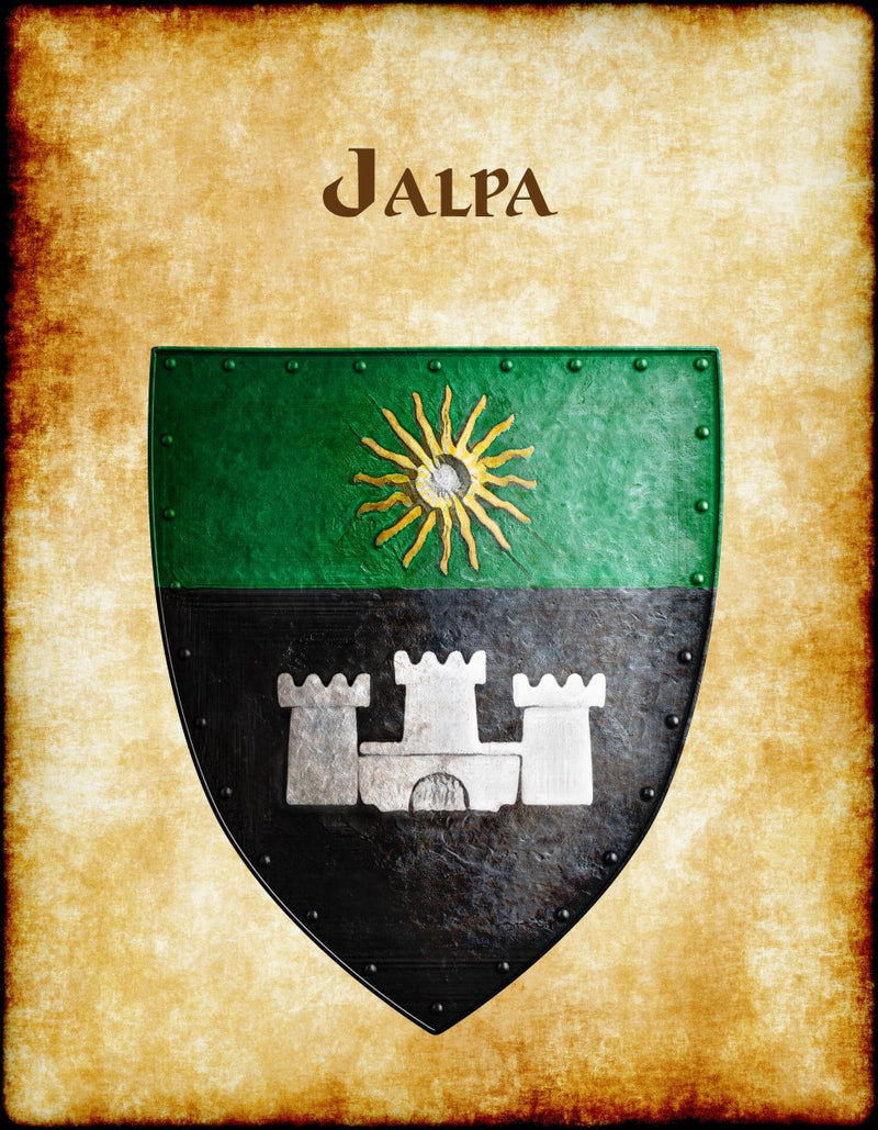 Jalpa Heraldry of Greyhawk Anna Meyer Cartography Canvas Art Print