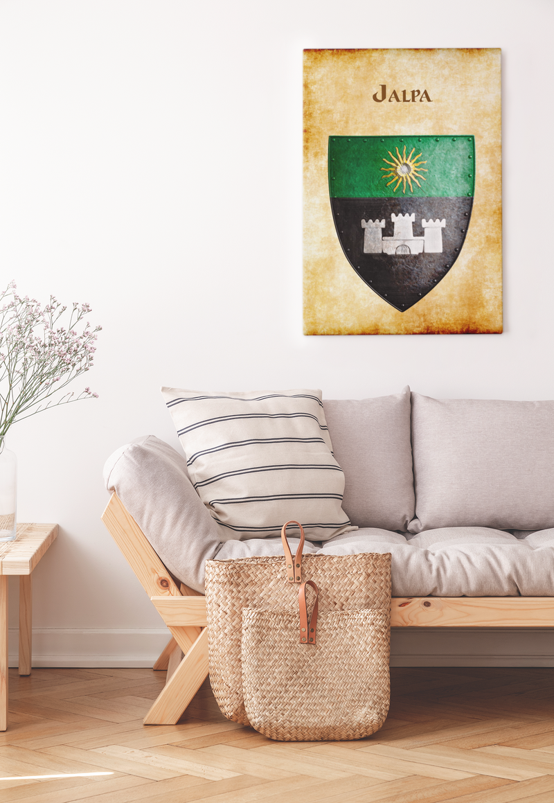 Jalpa Heraldry of Greyhawk Anna Meyer Cartography Canvas Art Print