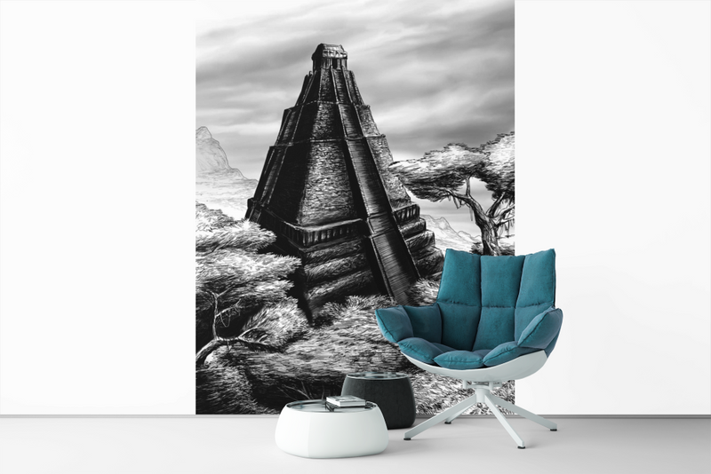 Jungle Tomb Mummy Bride Gallery Canvas Art Print