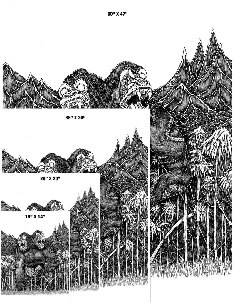 Kaiju Grulok Gallery Canvas Art Print