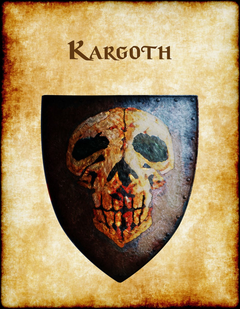Kargoth Heraldry of Greyhawk Anna Meyer Cartography Canvas Art Print