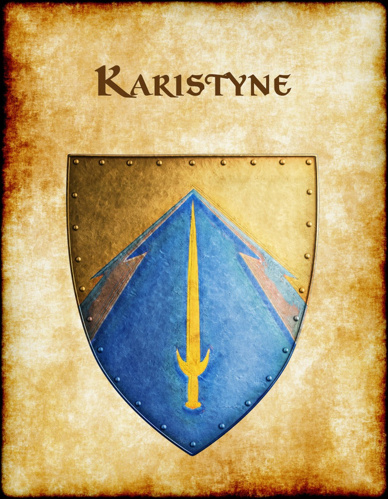 Karistyne Heraldry of Greyhawk Anna Meyer Cartography Canvas Art Print