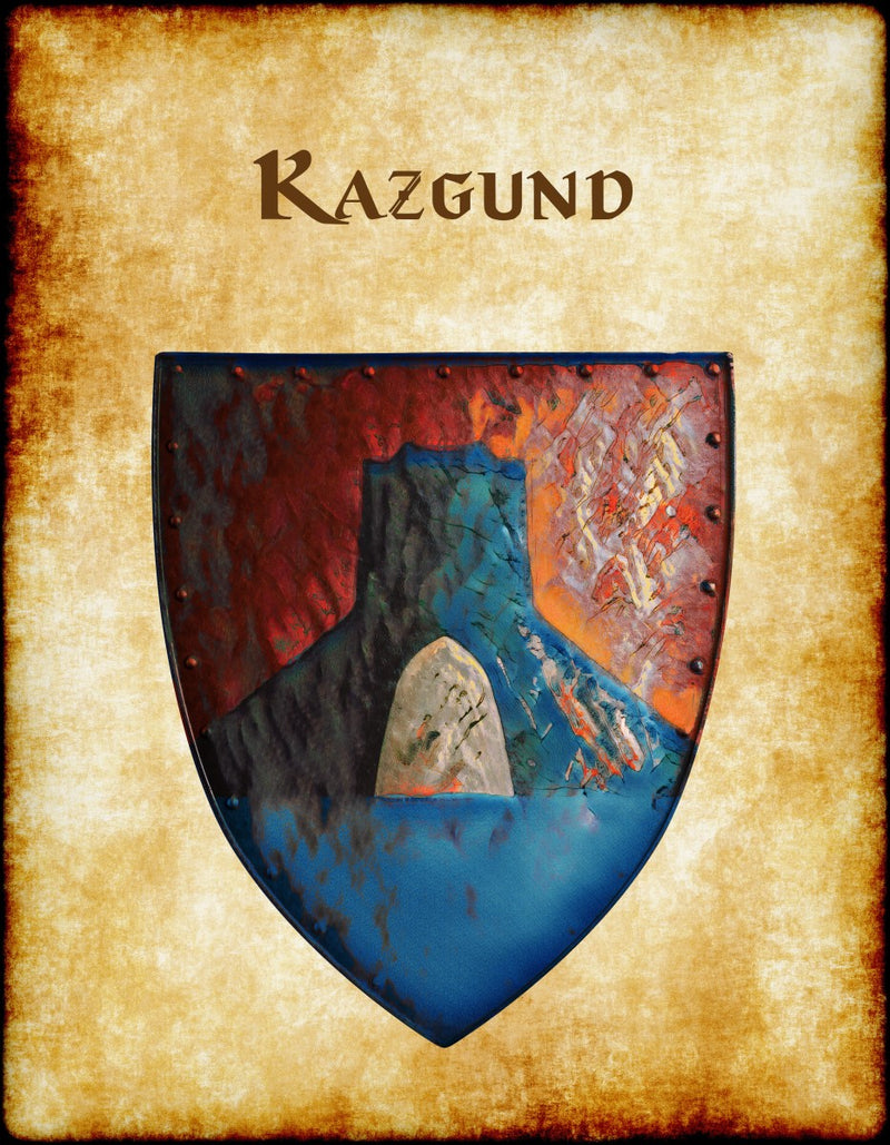 Kazgund Heraldry of Greyhawk Anna Meyer Cartography Canvas Art Print
