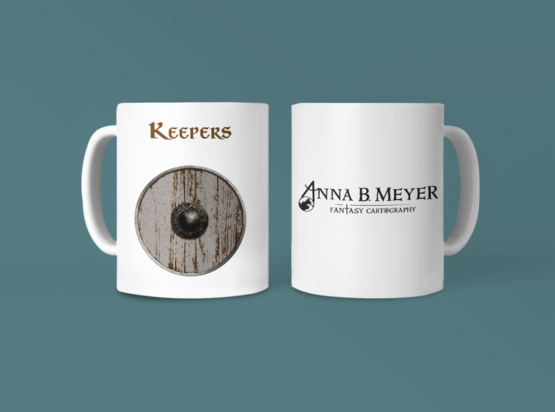 Keepers Heraldry of Greyhawk Anna Meyer Cartography Coffee Mug 11oz/15oz