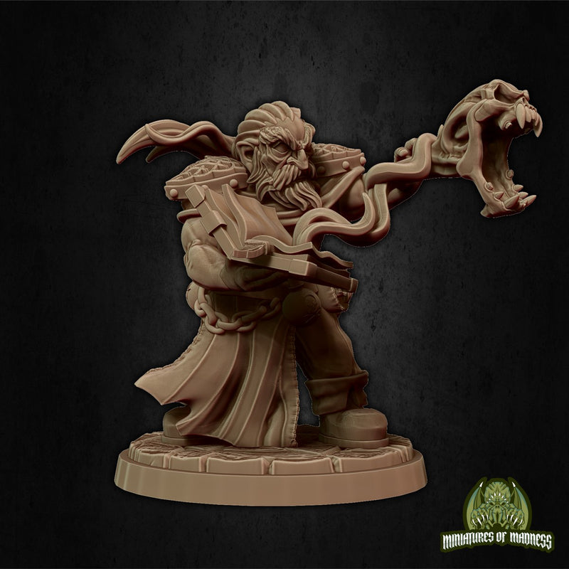 Kenus Soulstealer 3D Printed Miniature Legends of Calindria Primed