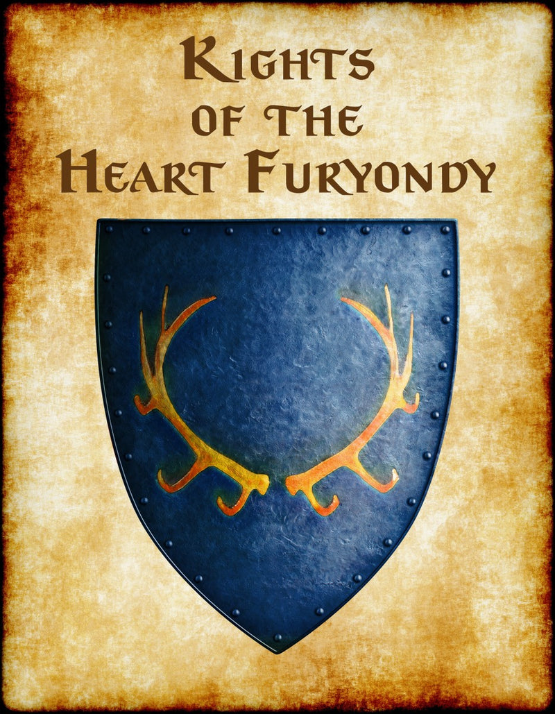 Kights of the Heart Furyondy Heraldry of Greyhawk Anna Meyer Cartography Canvas Art Print