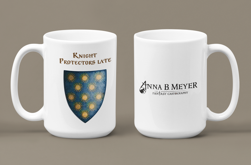 Knight Protectors late Heraldry of Greyhawk Anna Meyer Cartography Coffee Mug 11oz/15oz