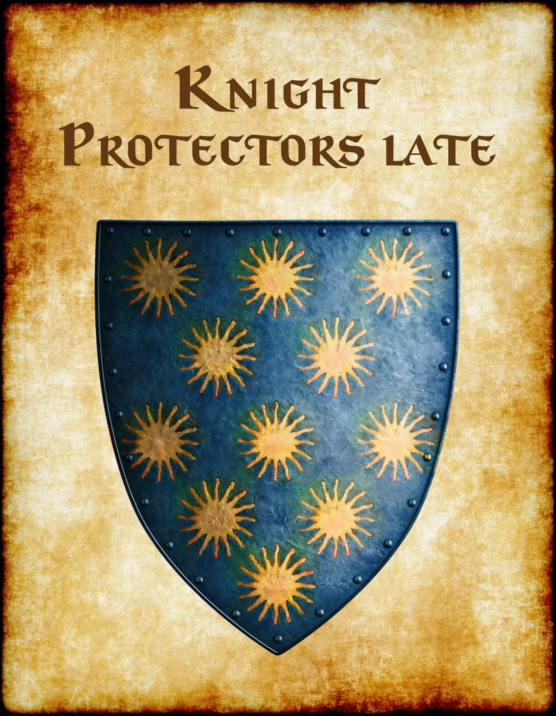 Knight Protectors late Heraldry of Greyhawk Anna Meyer Cartography Canvas Art Print