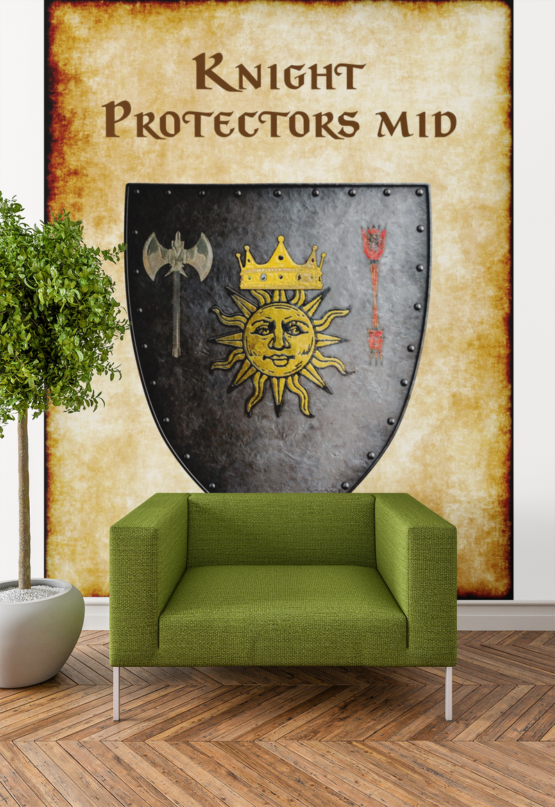 Knight Protectors Mid Heraldry of Greyhawk Anna Meyer Cartography Canvas Art Print