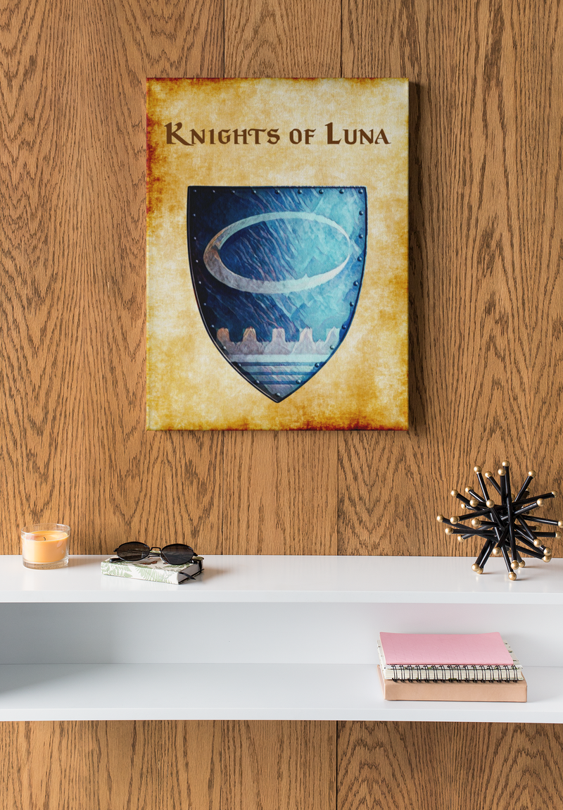 Knights of Luna Heraldry of Greyhawk Anna Meyer Cartography Canvas Art Print