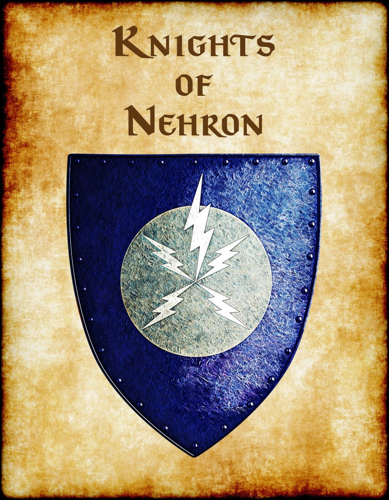 Knights of Nehron Heraldry of Greyhawk Anna Meyer Cartography Canvas Art Print
