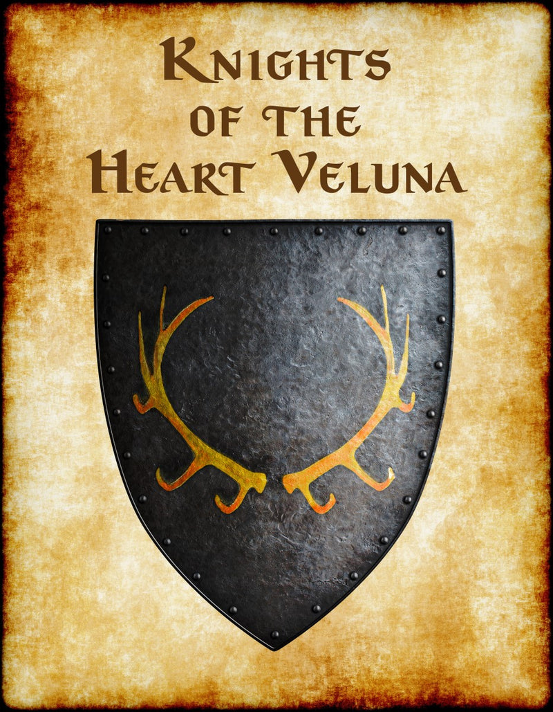 Knights of the Heart Veluna Heraldry of Greyhawk Anna Meyer Cartography Canvas Art Print