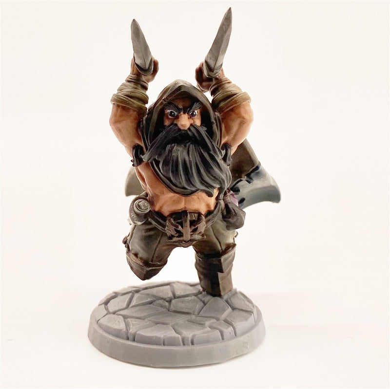 Kogan The Raider 3D Printed Miniature Legends of Calindria Primed