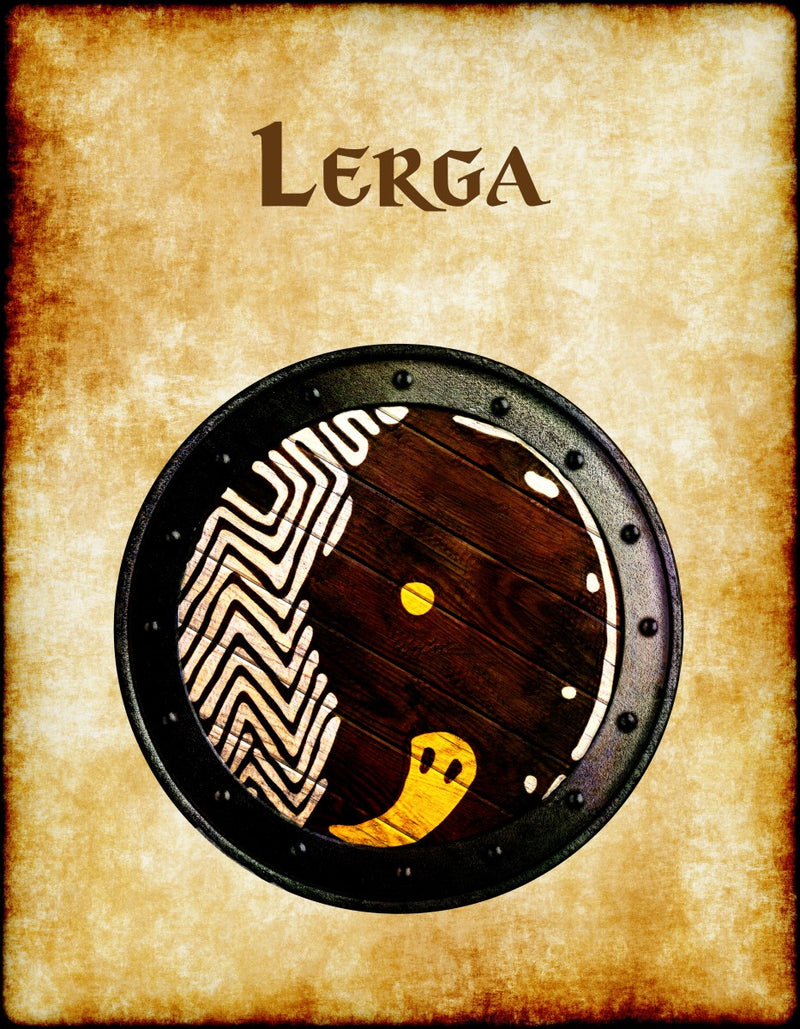 Lerga Heraldry of Greyhawk Anna Meyer Cartography Canvas Art Print