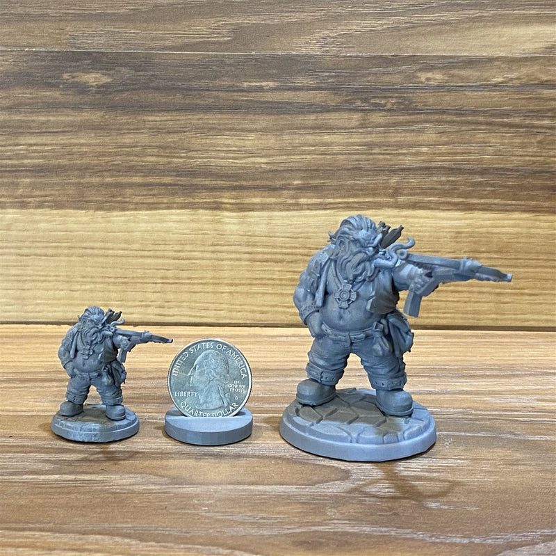 Little Bolin Longlook 3D Printed Miniature Legends of Calindria Primed