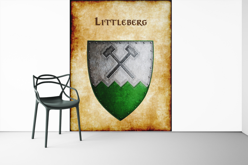 Littleberg Heraldry of Greyhawk Anna Meyer Cartography Canvas Art Print