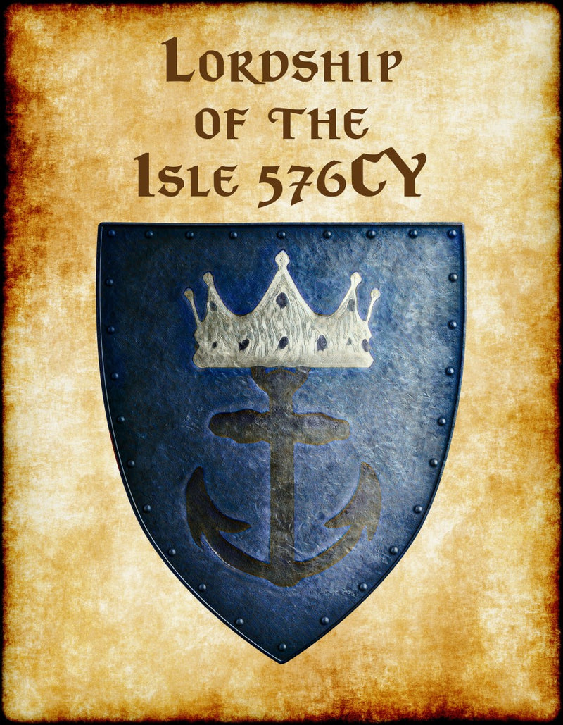 Lordship of the Isle 576CY Heraldry of Greyhawk Anna Meyer Cartography Canvas Art Print