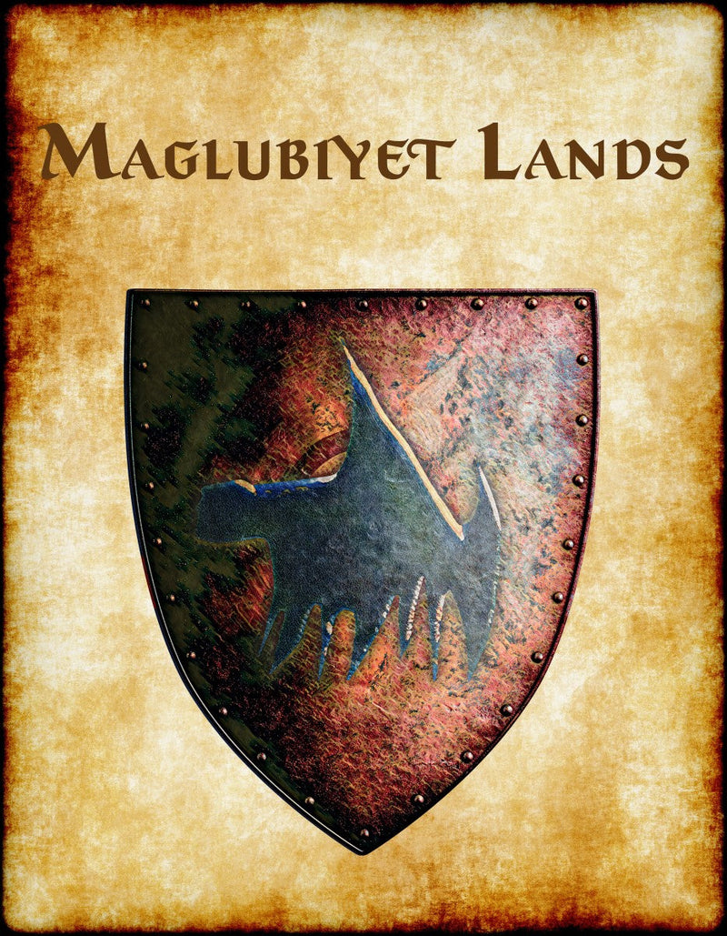 Maglubiyet Lands Heraldry of Greyhawk Anna Meyer Cartography Canvas Art Print