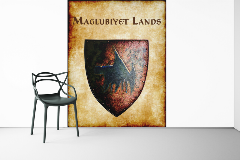 Maglubiyet Lands Heraldry of Greyhawk Anna Meyer Cartography Canvas Art Print