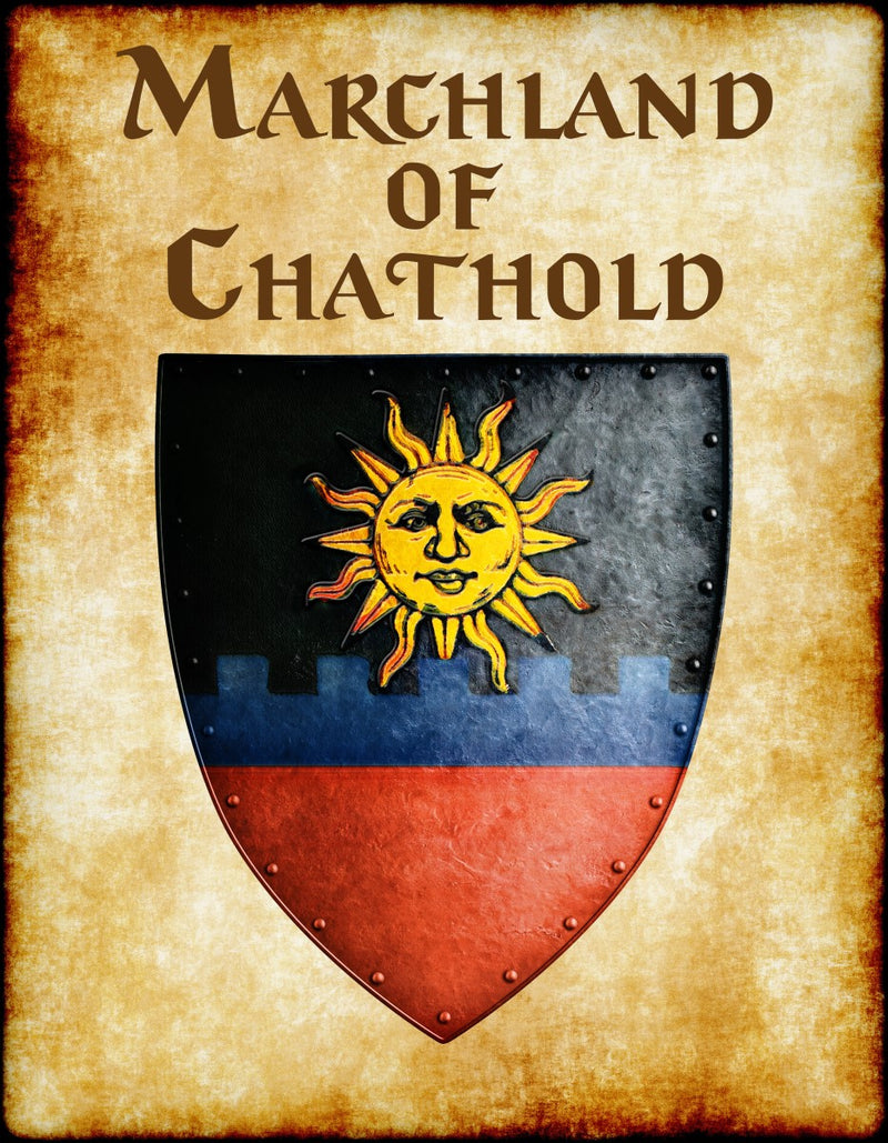 Marchland of Chathold Heraldry of Greyhawk Anna Meyer Cartography Canvas Art Print