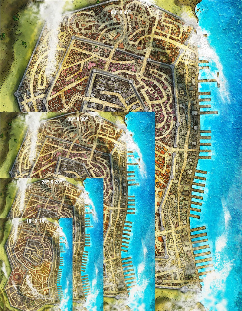 Merrowshore City Fantasy Map