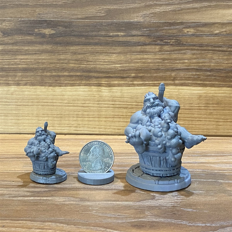 Mifur The Stinky 3D Printed Miniature Legends of Calindria Primed