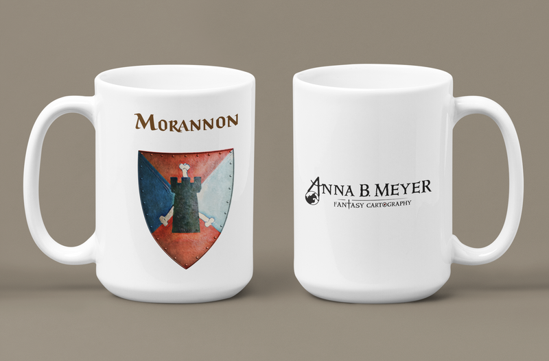 Morannon Heraldry of Greyhawk Anna Meyer Cartography Coffee Mug 11oz/15oz