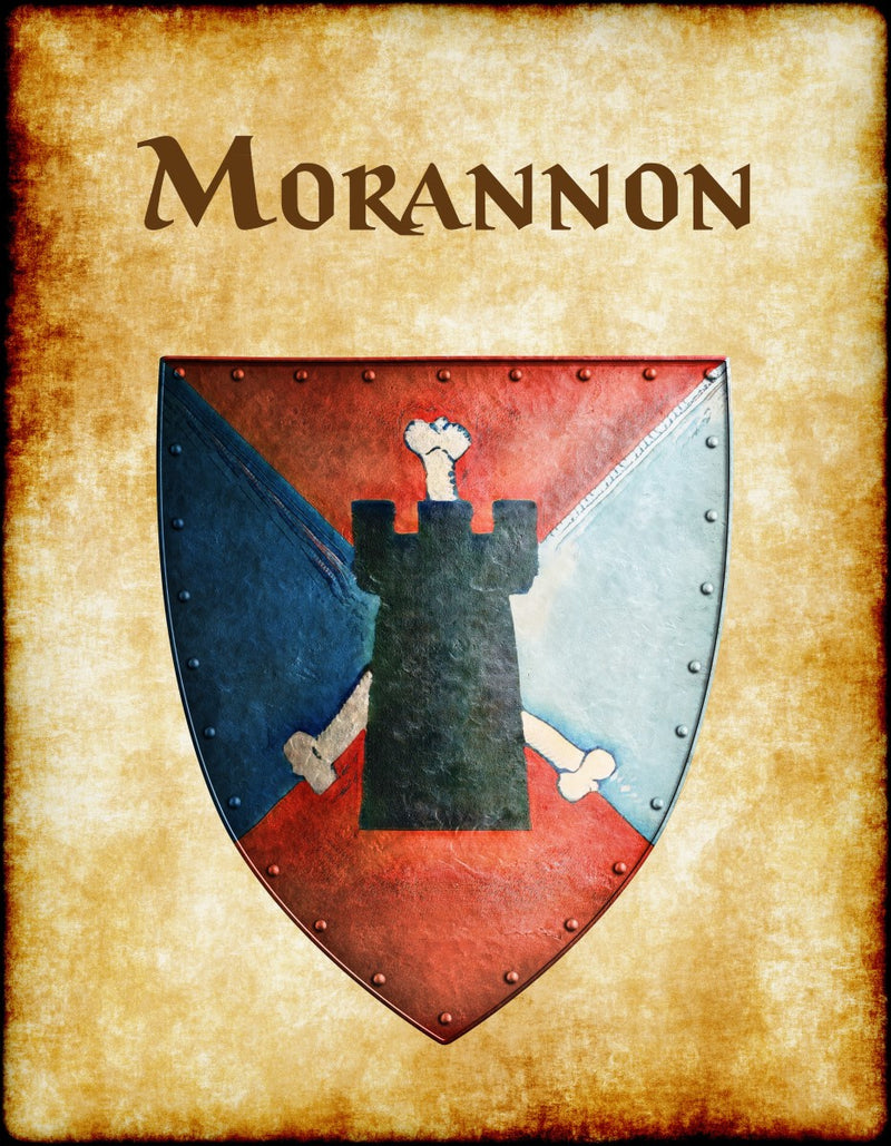 Morannon Heraldry of Greyhawk Anna Meyer Cartography Canvas Art Print