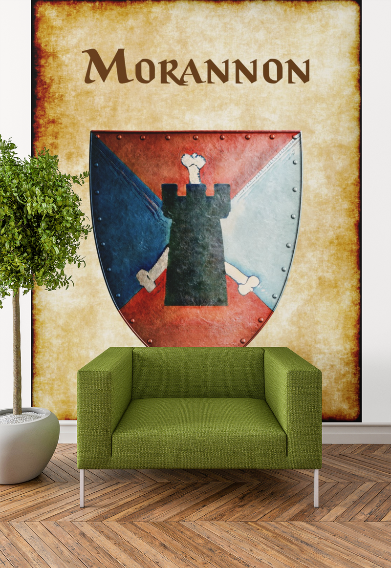 Morannon Heraldry of Greyhawk Anna Meyer Cartography Canvas Art Print